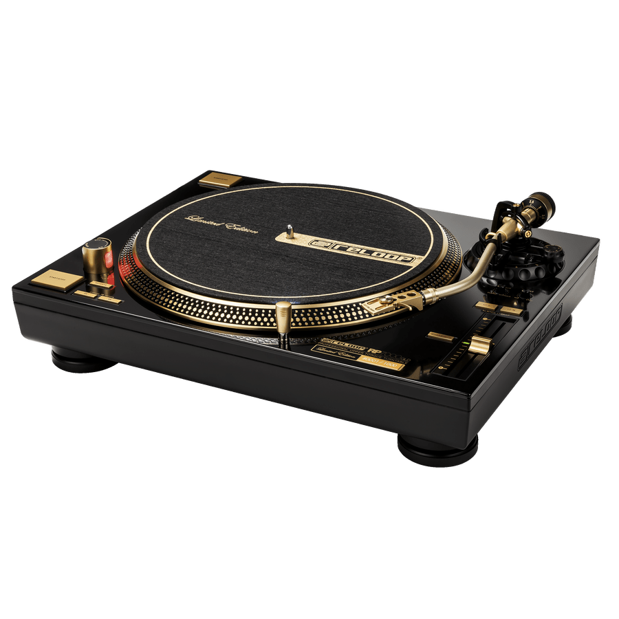 Reloop celebrates 20 years with limited edition gold turntable