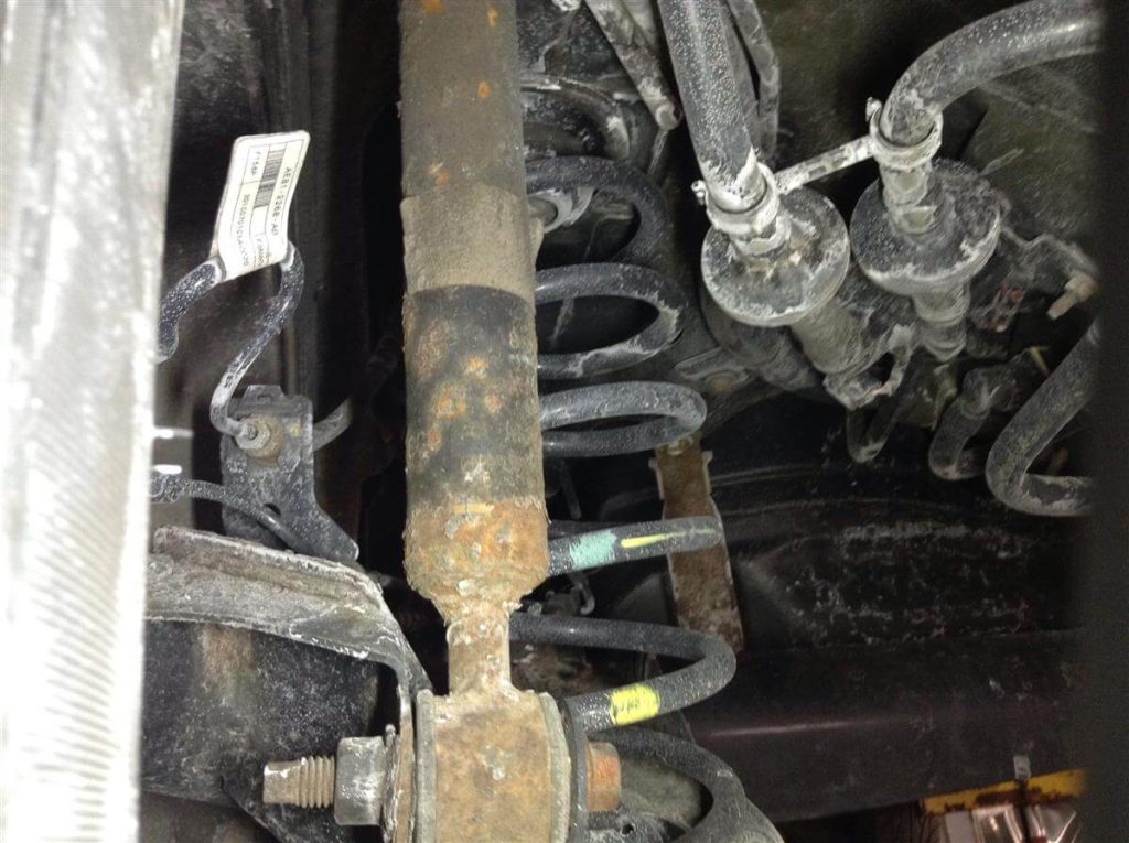 Leaking Shocks and Struts