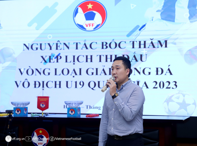 VFF Bốc thăm xếp lịch thi đấu Vòng loại Giải bóng đá Vô địch U19 quốc