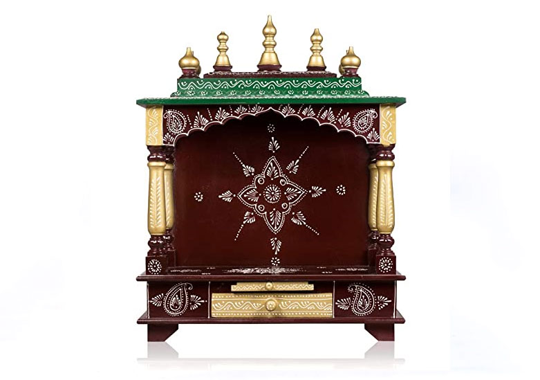 Pooja Dubai Pooja Mandir, Shelf & Stand for home in UAE