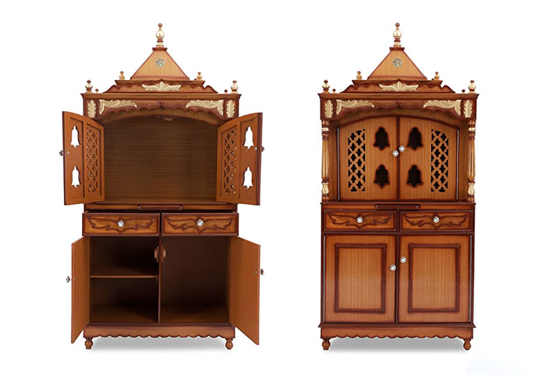 Pooja Dubai Pooja Mandir, Shelf & Stand for home in UAE