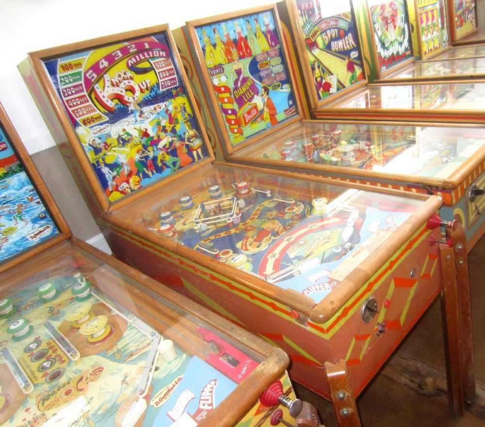 1950 Gottlieb Knock Out at Ann Arbor Michigan Pinball Museum VFW, info