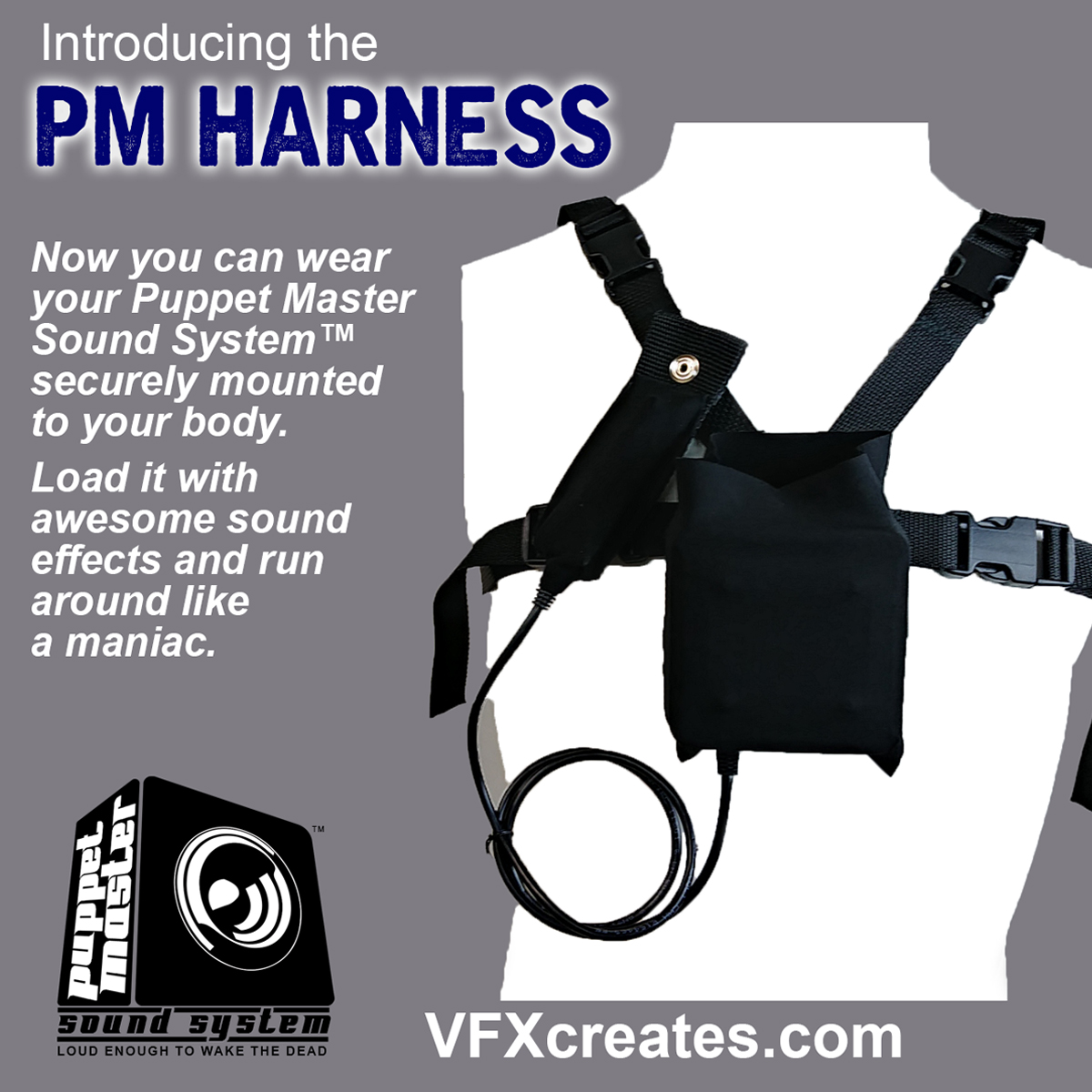 PM Harness Fits Puppet Master or Minion FX System™ (Harness only