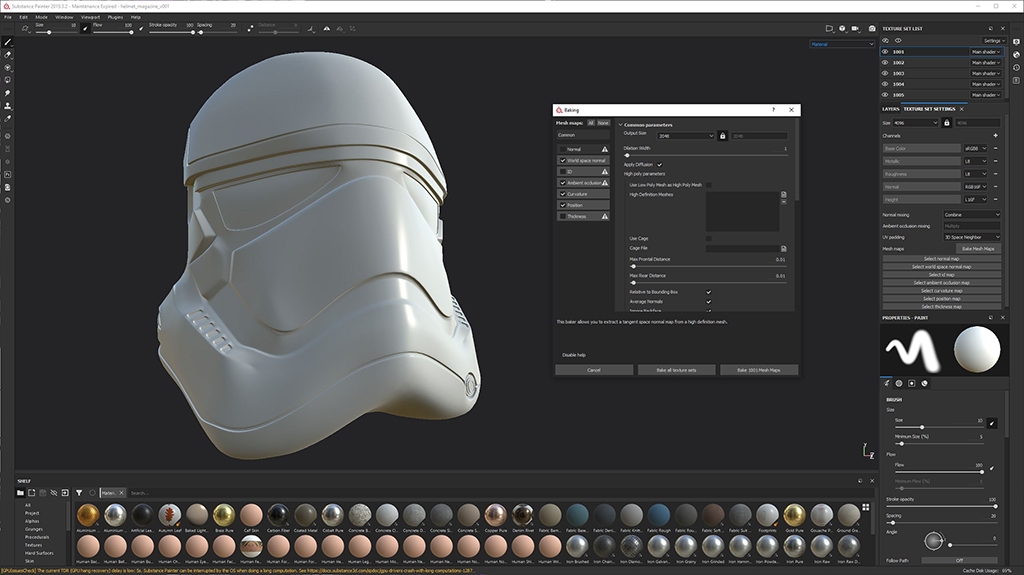 HOW TO PAINT A 3D TROOPER HELMET IN MARI AND SUBSTANCE PAINTER VFX