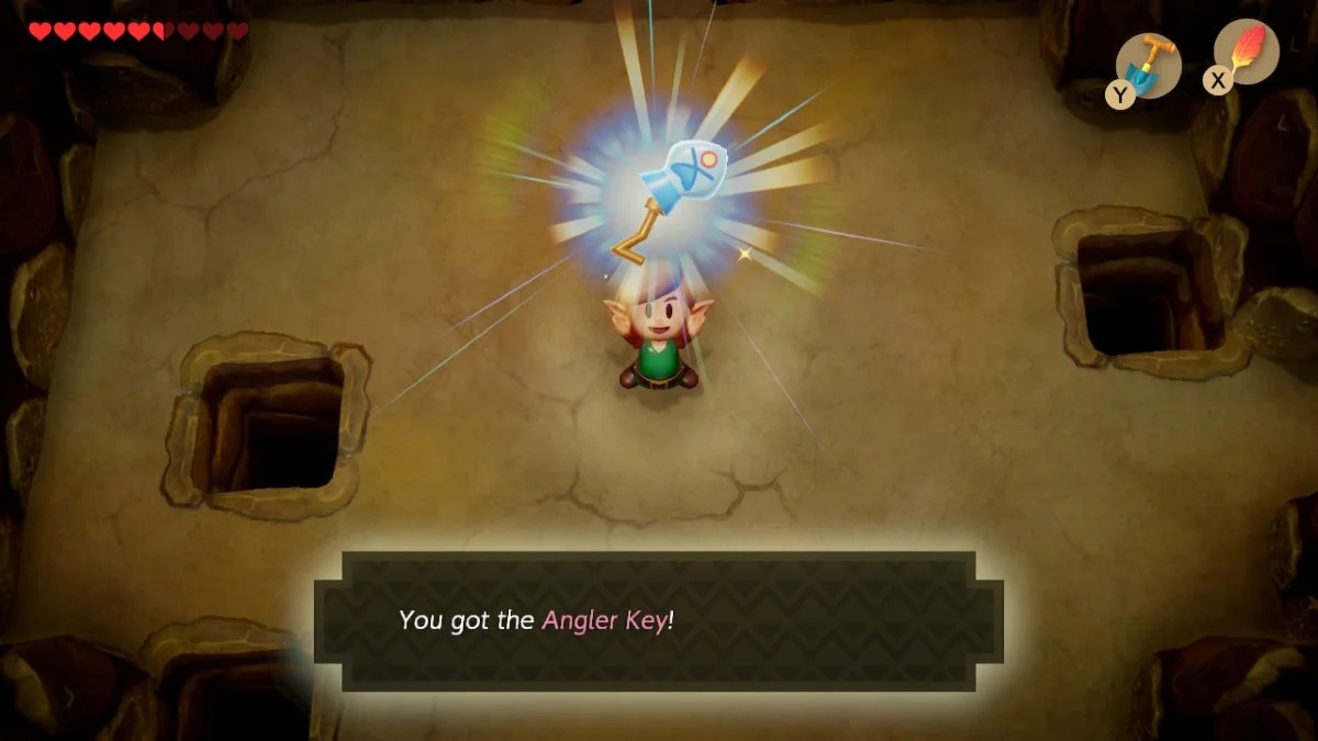 Link's Awakening The Angler Key in Yarna Desert VGKAMI
