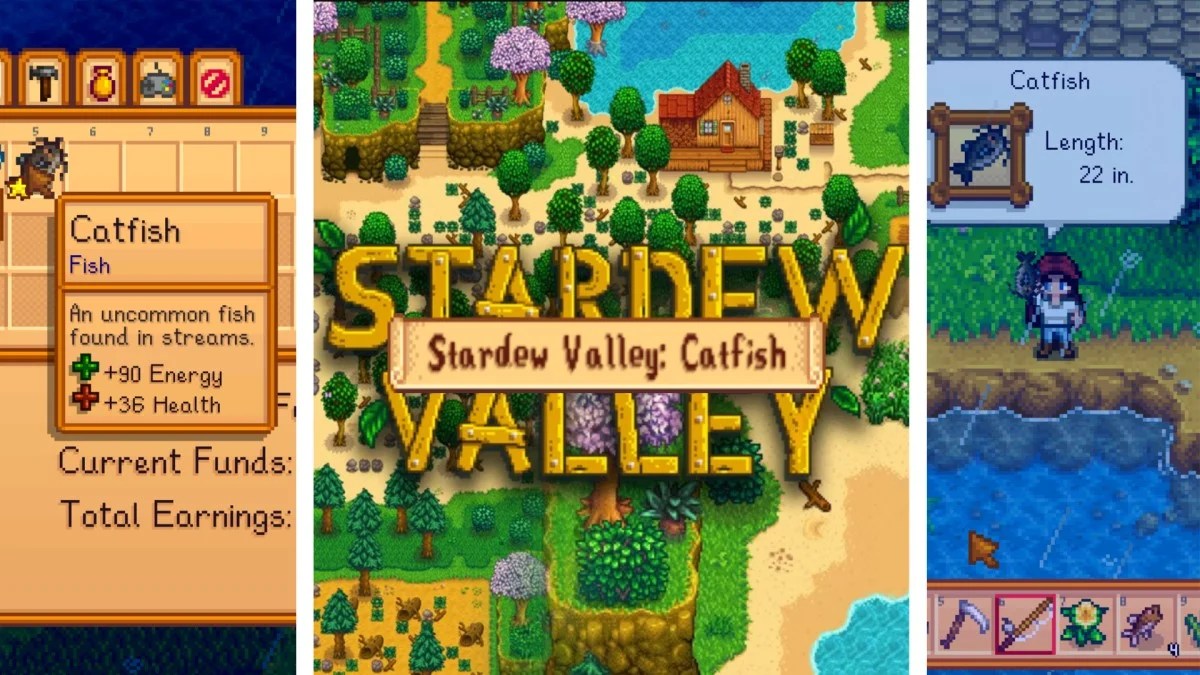 Stardew Valley Complete Catfish Guide VGKAMI