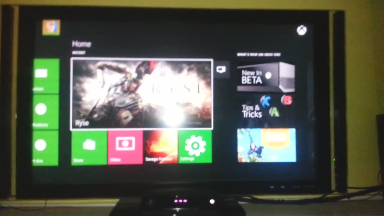 Leaked Xbox One dashboard video