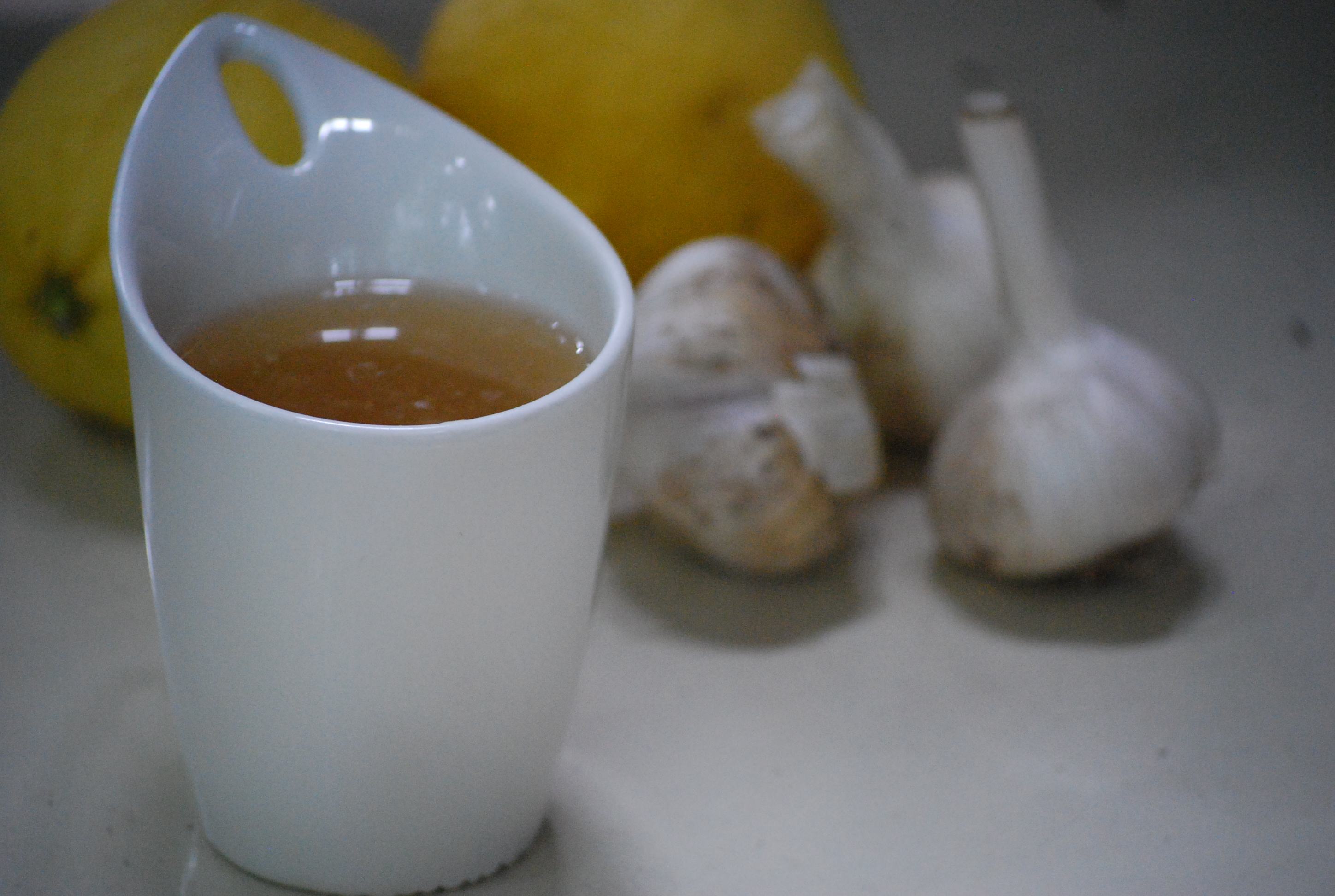 garlic ginger tea vgourmet