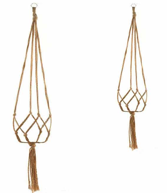 Hanging Rope Basket Jute/Woven/Linen Rope VGP Store