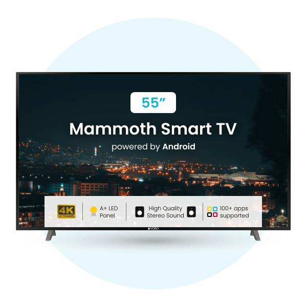 Mammoth (55 Inch Smart TV) VGRO Appliances