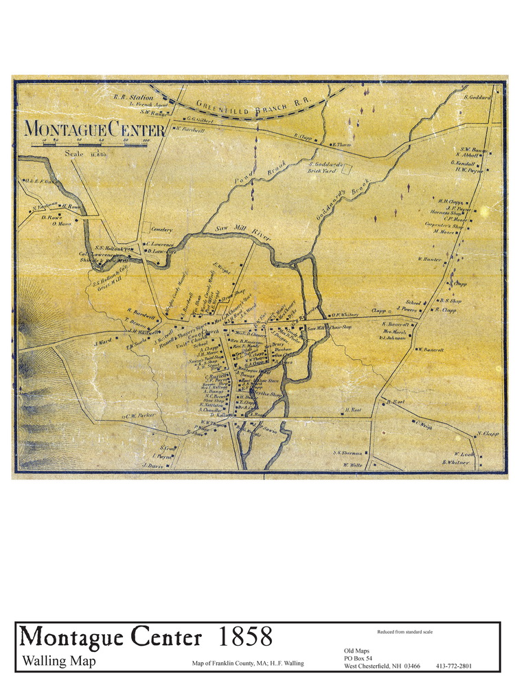 Montague Center Overlays MCC Historic Town Maps