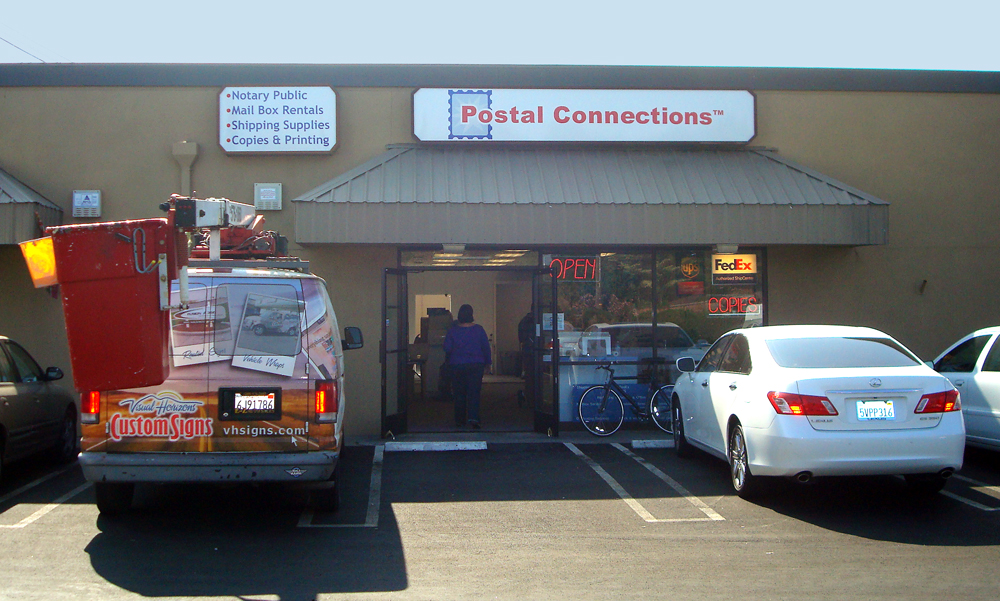 Postal Connections Illuminated Sign Faces