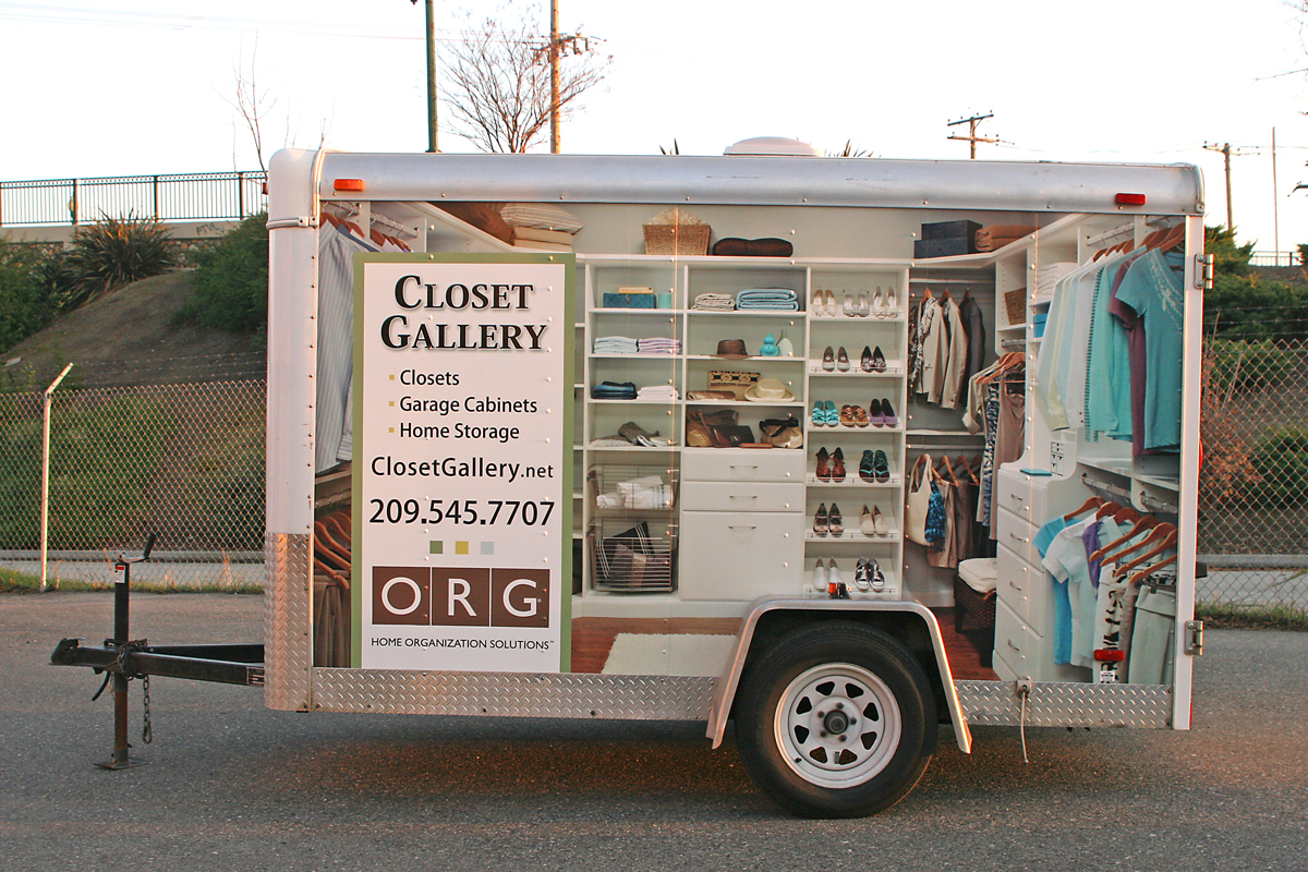 Closet Gallery Trailer Wrap