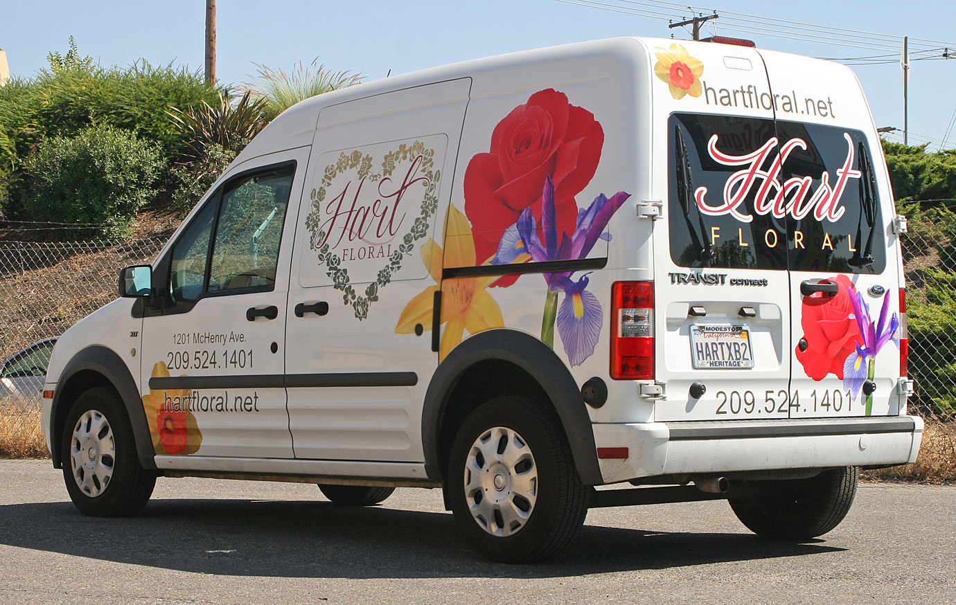 Hart Floral Van Graphics Visual Horizons Custom Signs