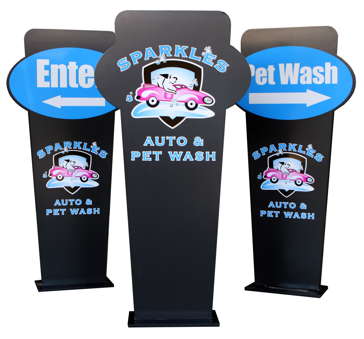 Sparkles Auto & Pet Wash Graphics