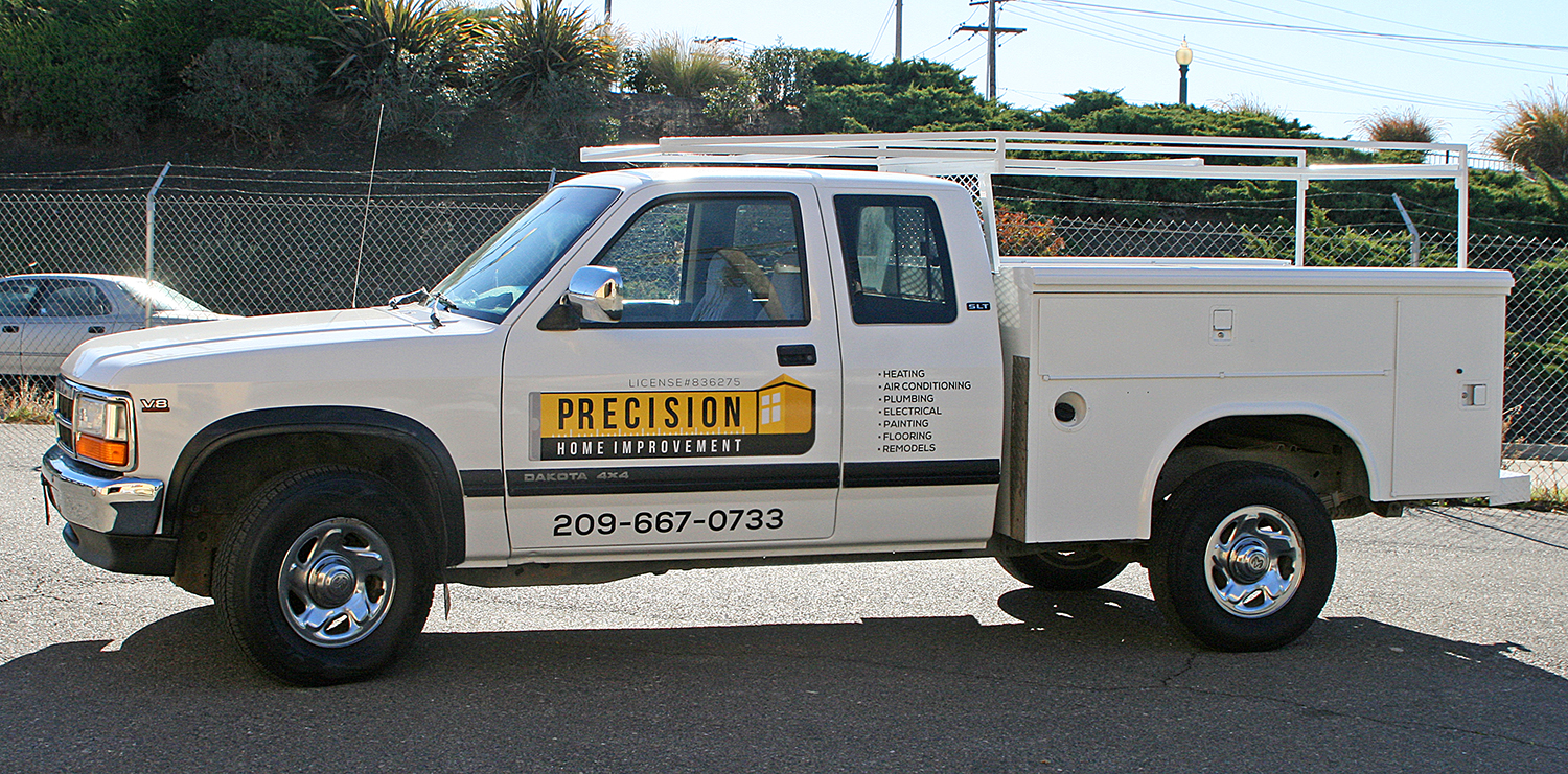 Precision Home Improvement Truck Graphics Visual Horizons Custom Signs