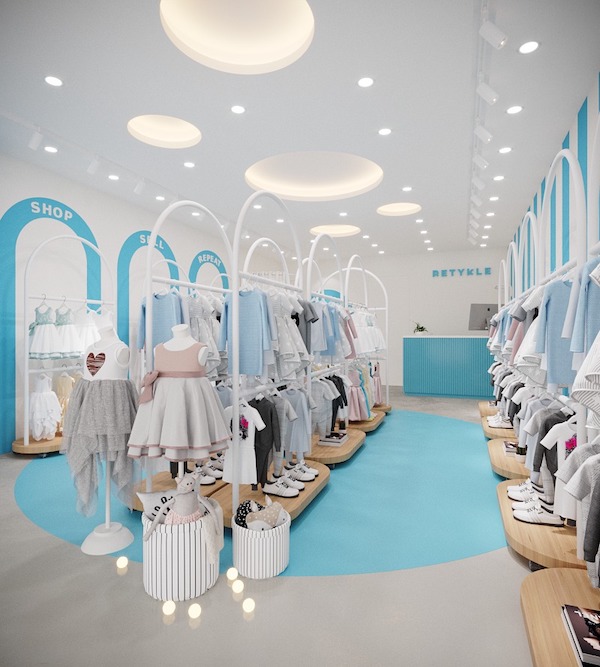 Retykle collects second hand children's clothes at K11 pop up Viable Earth