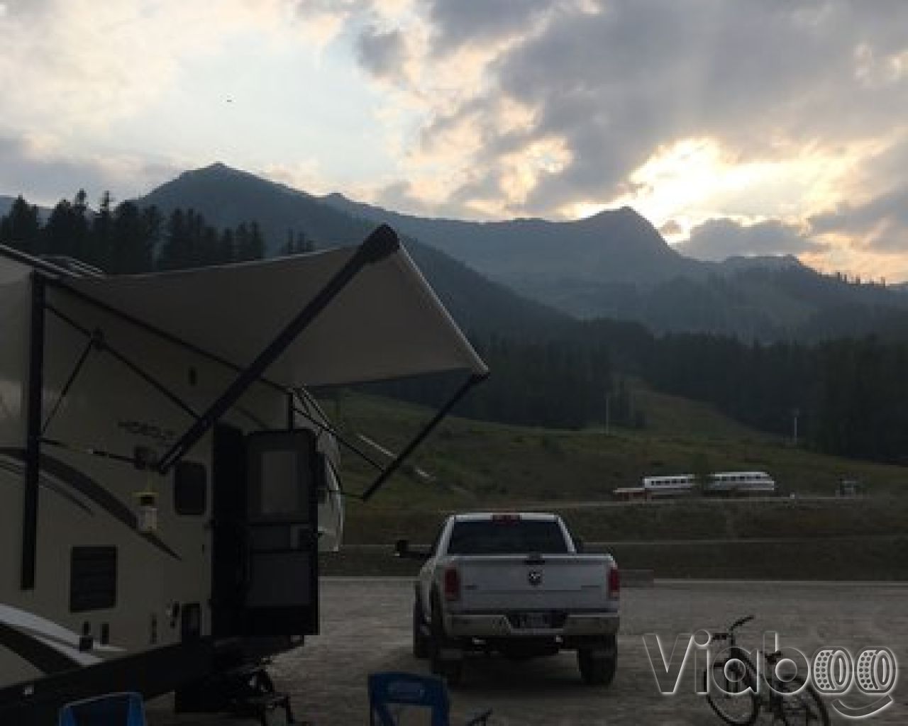 Fernie Alpine Resort RV Parking Lot