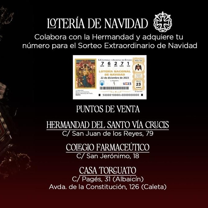 Colabora con la adquisición de Lotería de Navidad: Puntos de venta