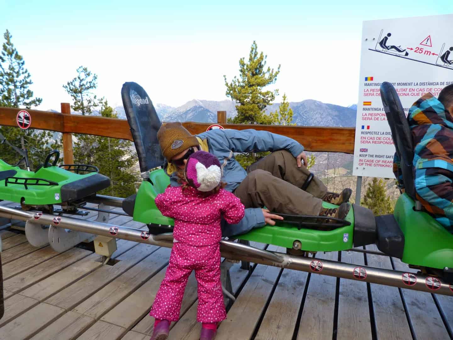 El tobogán más largo del Mundo. Andorra Viajando con Mami