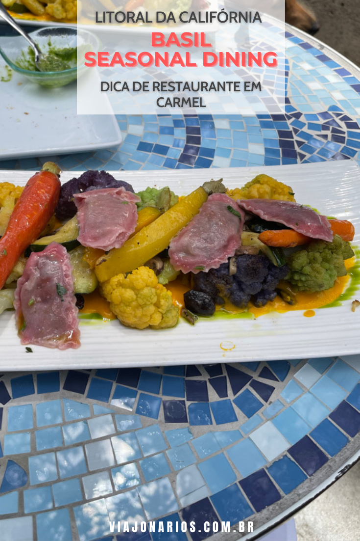 Basil Seasonal Dining Restaurant Tip in Carmel Travelers