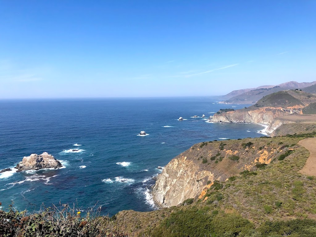 Highway 1 Detailed Roadmap from San Francisco to Los Angeles Travelers