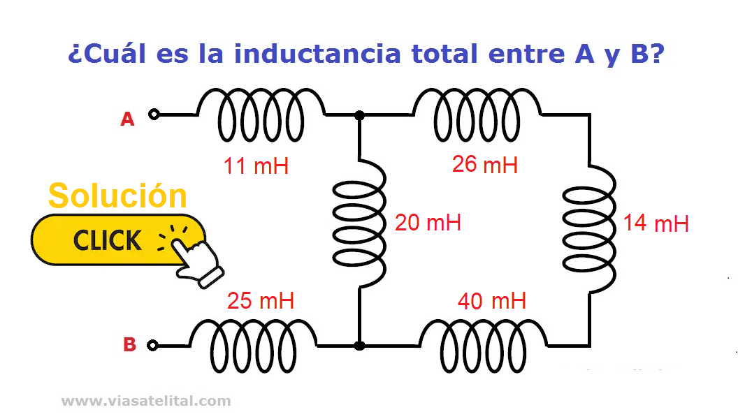 Ejercicio de Bobinas o inductores en serie y paralelo
