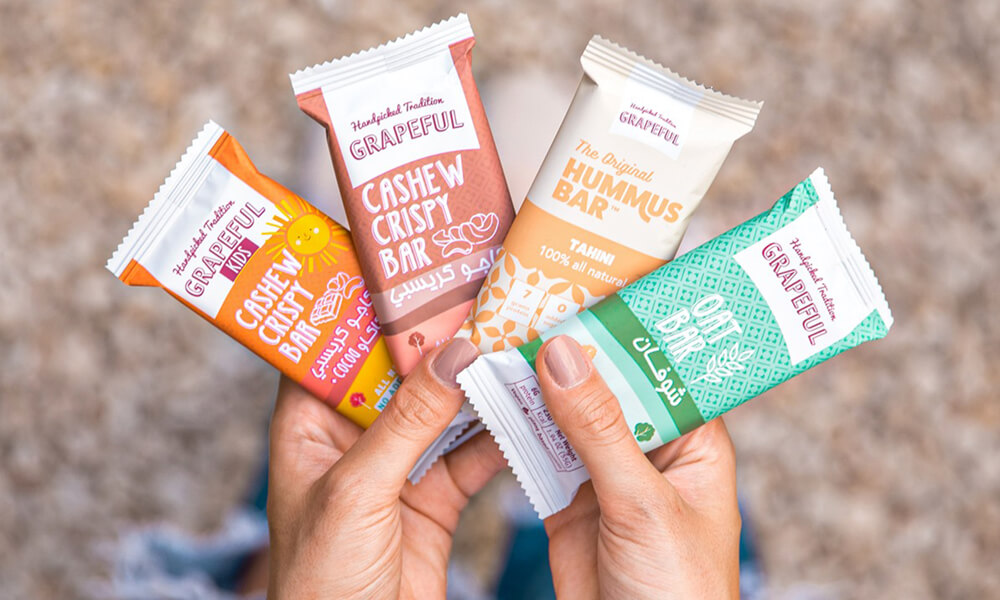 Grapeful, Healthy AllNatural & Delightful Lebanese Protein Bars! vibelb