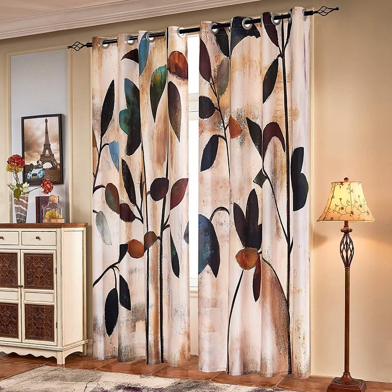 Living room color combination brown living room curtains