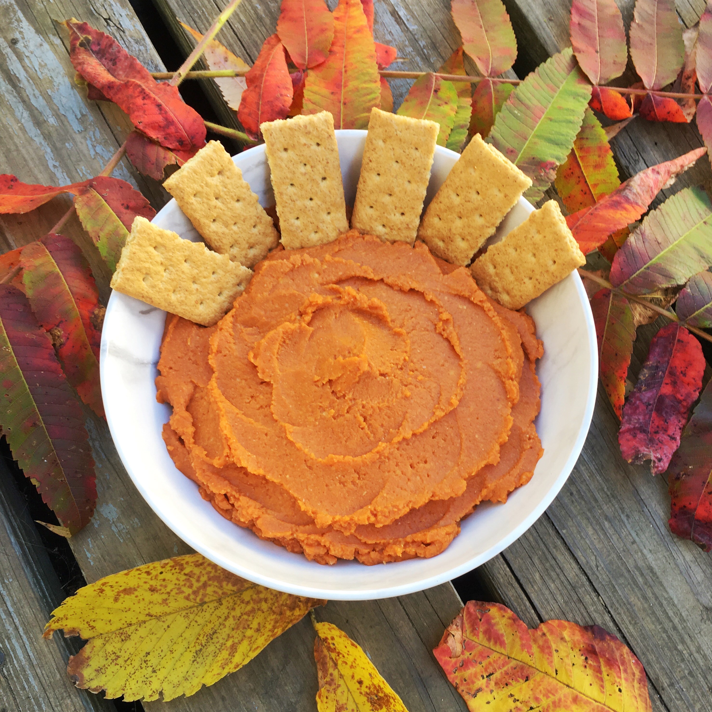 Pumpkin Pie Dessert Hummus Vibing With Life