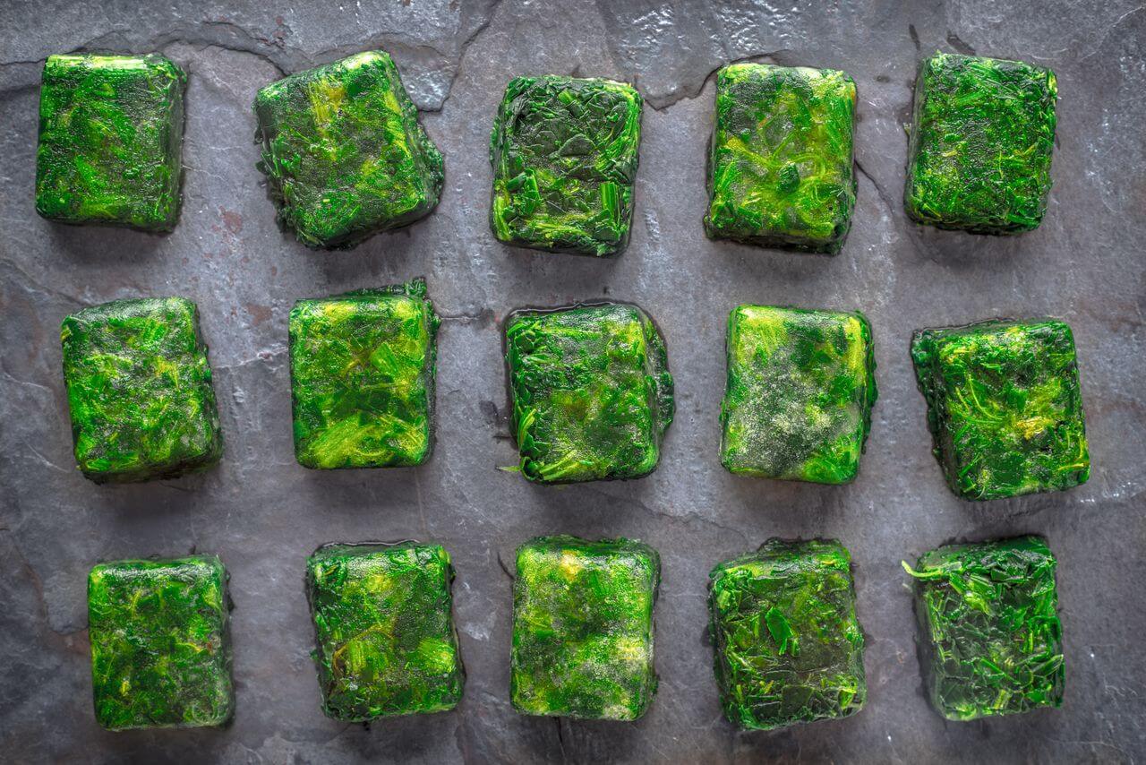 Frozen Spinach Cubes Vibrant Happy Healthy