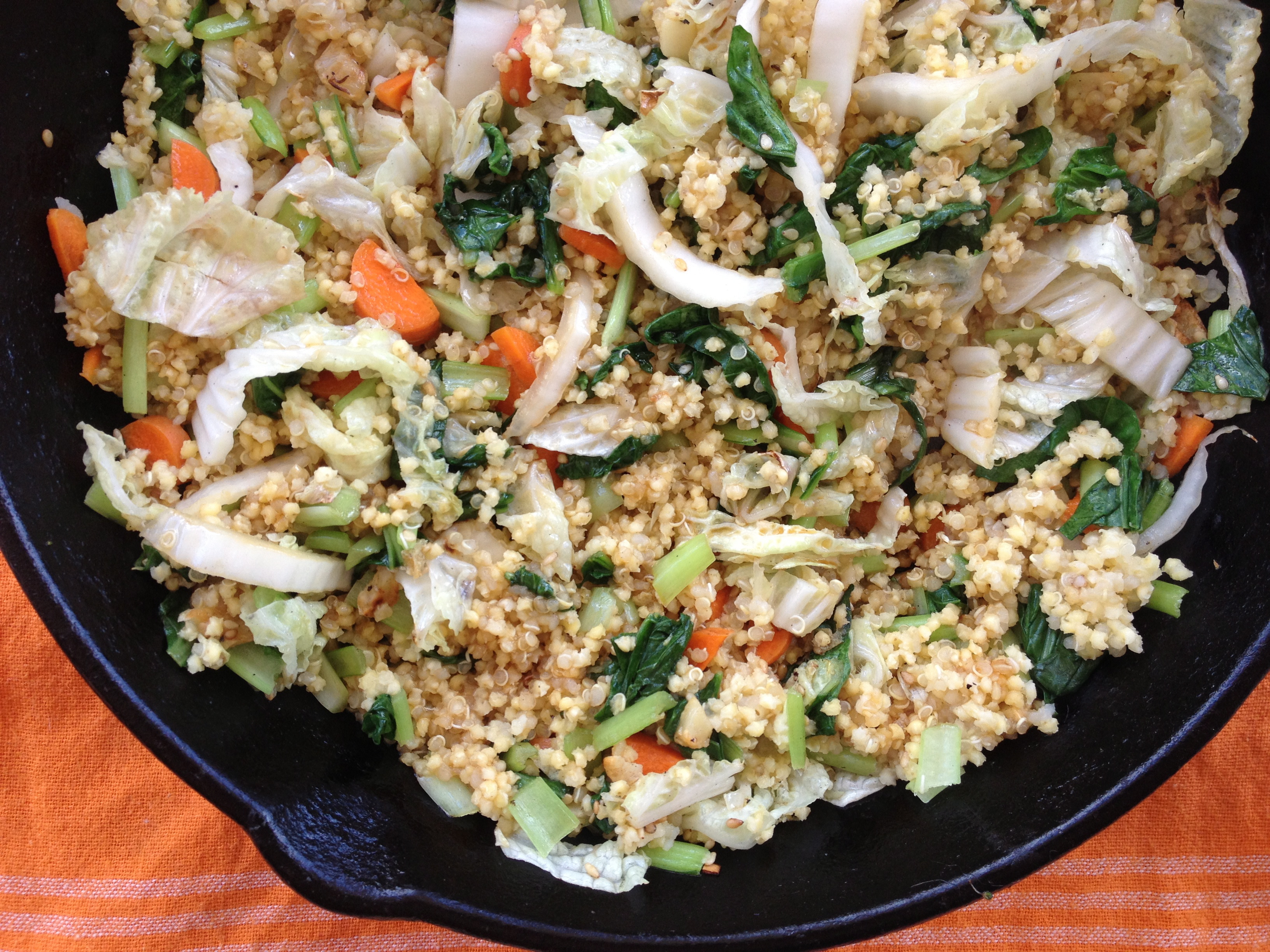quick meals millet fried rice Vibrant Wellness Journal