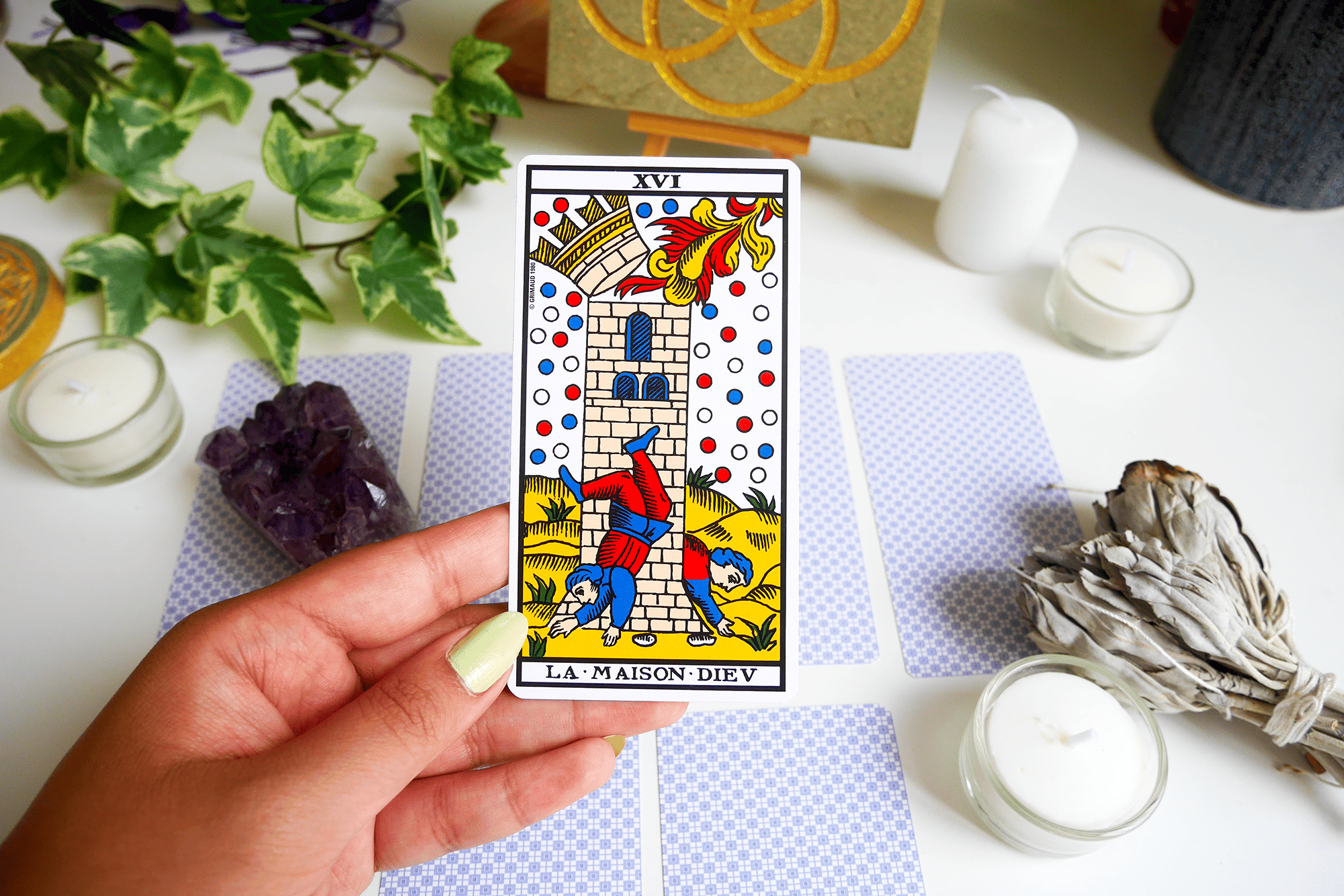 Significations de la Maison Dieu dans le Tarot de Marseille