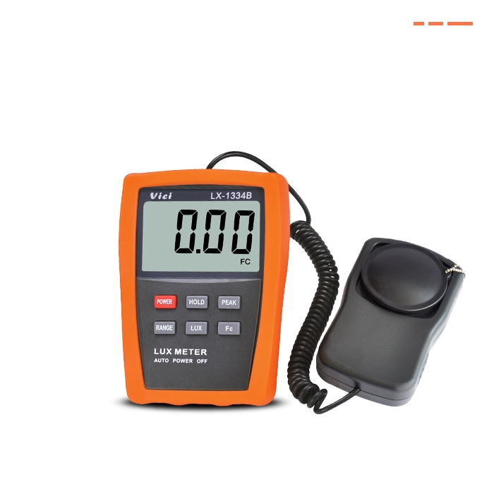 LX1334B LUX light meter, FC light meter from VicimeterVICI clamp multimeter, ohmmeter