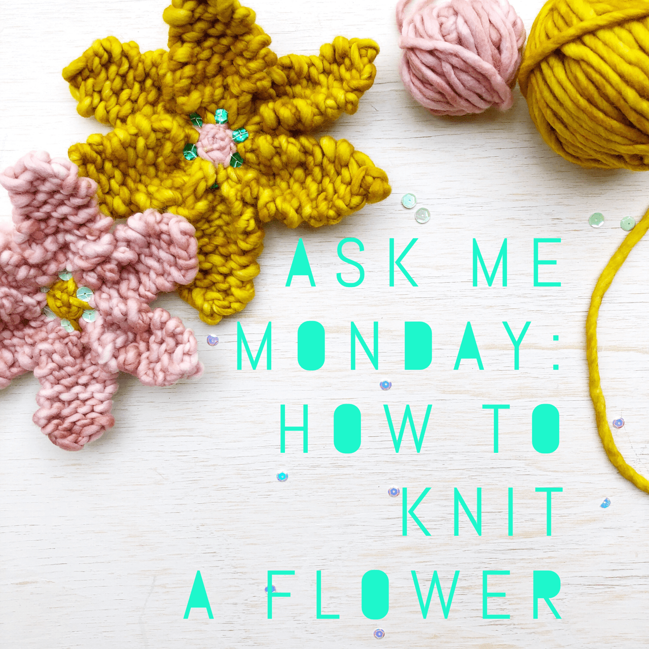 How to Knit a Flower Vickie Howell
