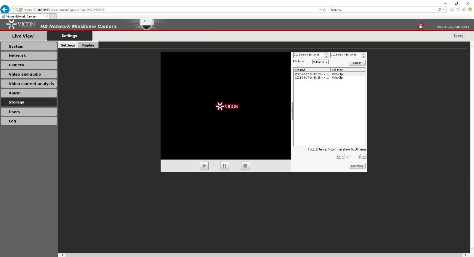 How to convert and view SD card video from V942D-W312MIR. – Vicon