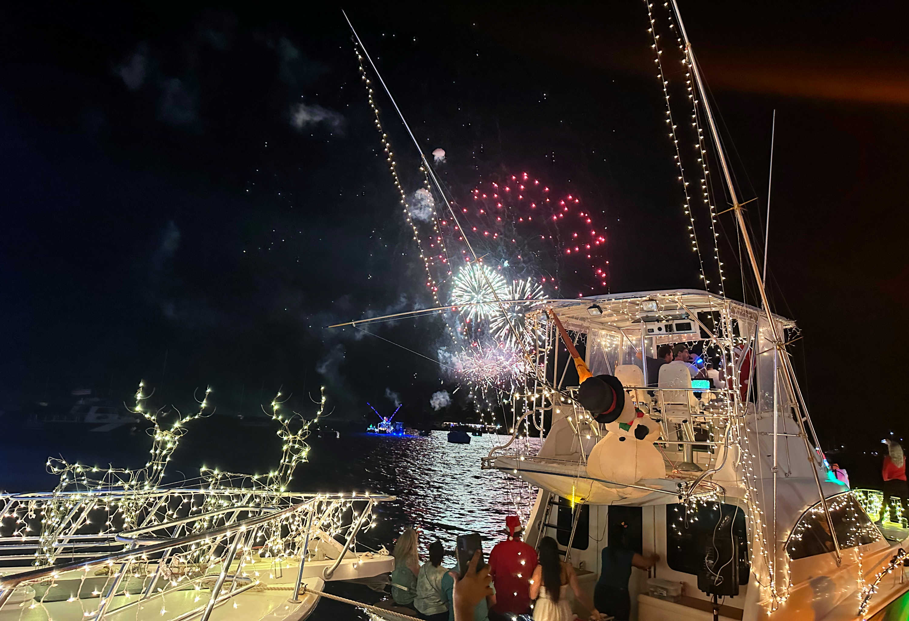 St. Croix Boat Parade Dazzles with Unprecedented Fireworks Display