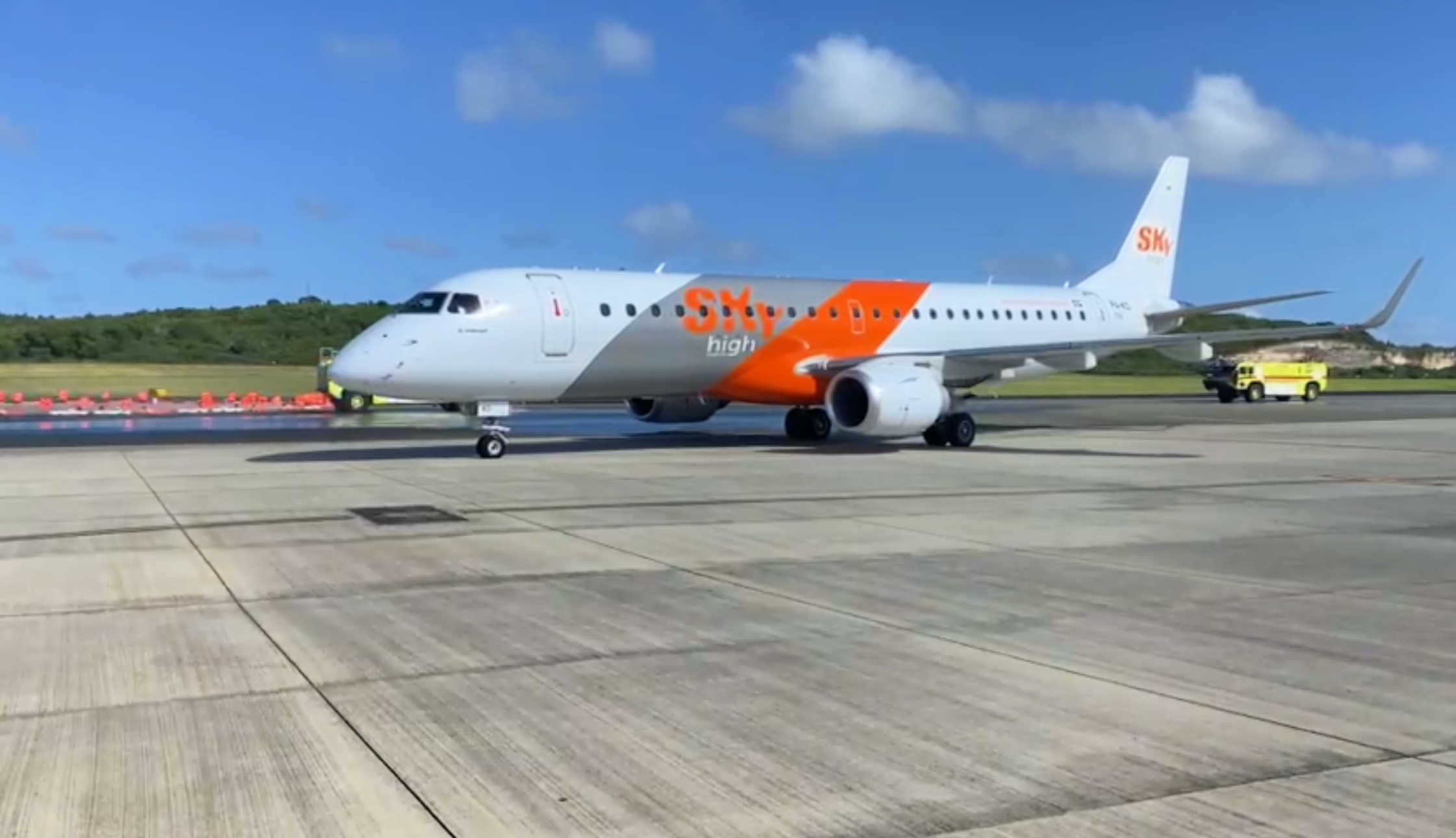 St. Croix Sky High Dominicana's First Flight to Henry E