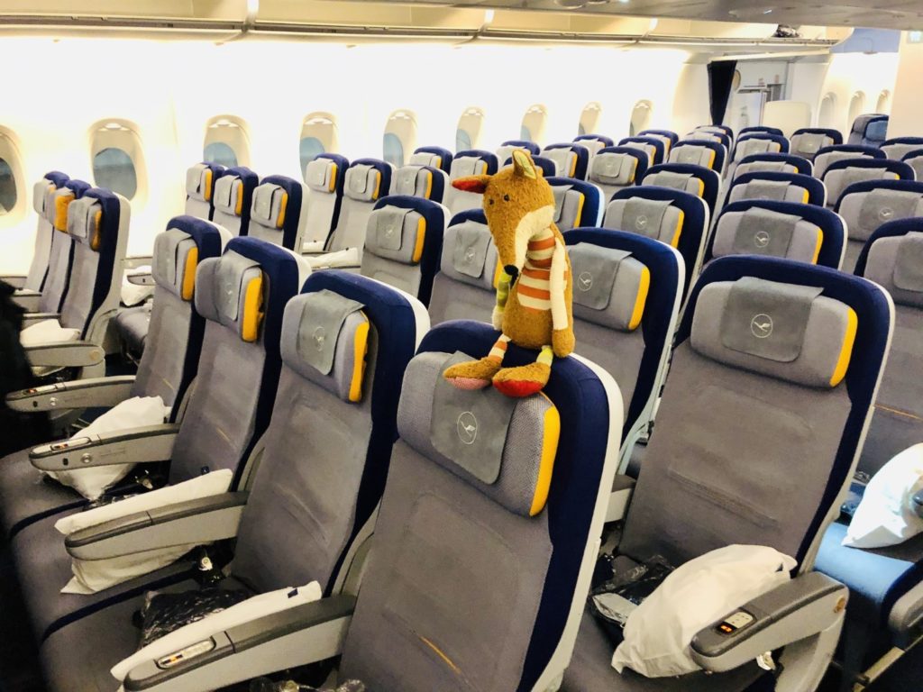 Lufthansa A380 Premium Economy Cabin