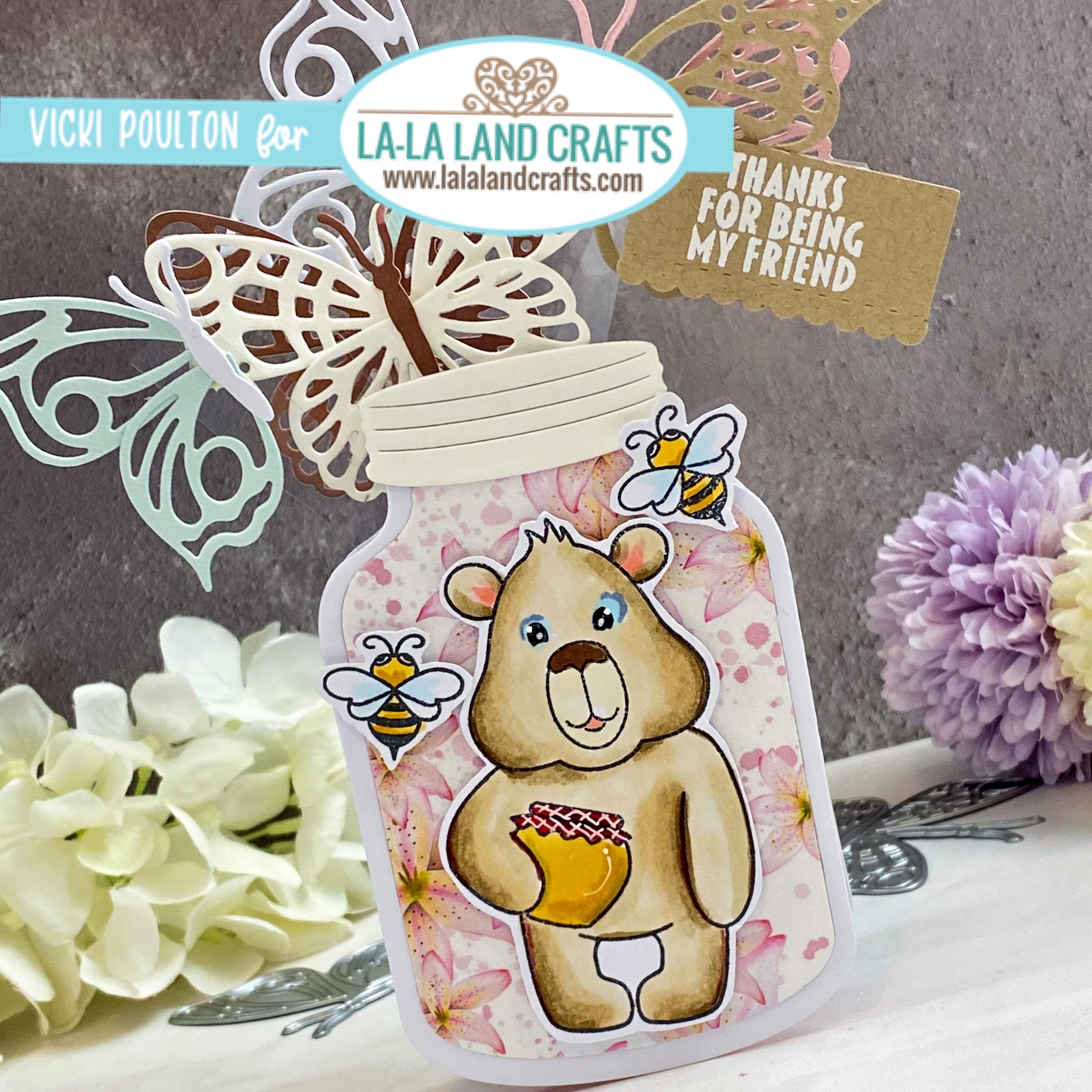 Butterfly Jar Card Vics crafts