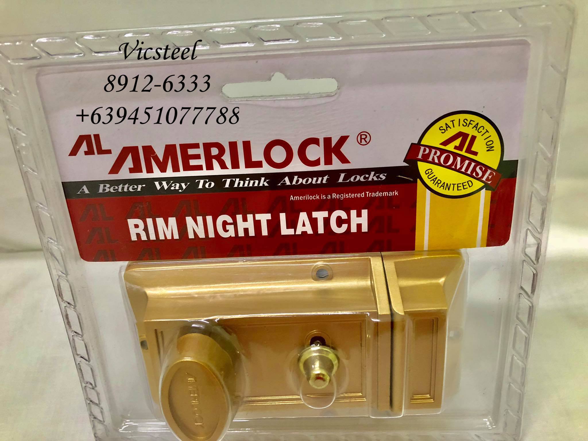 Amerilock Rim Night Latch Vicsteel