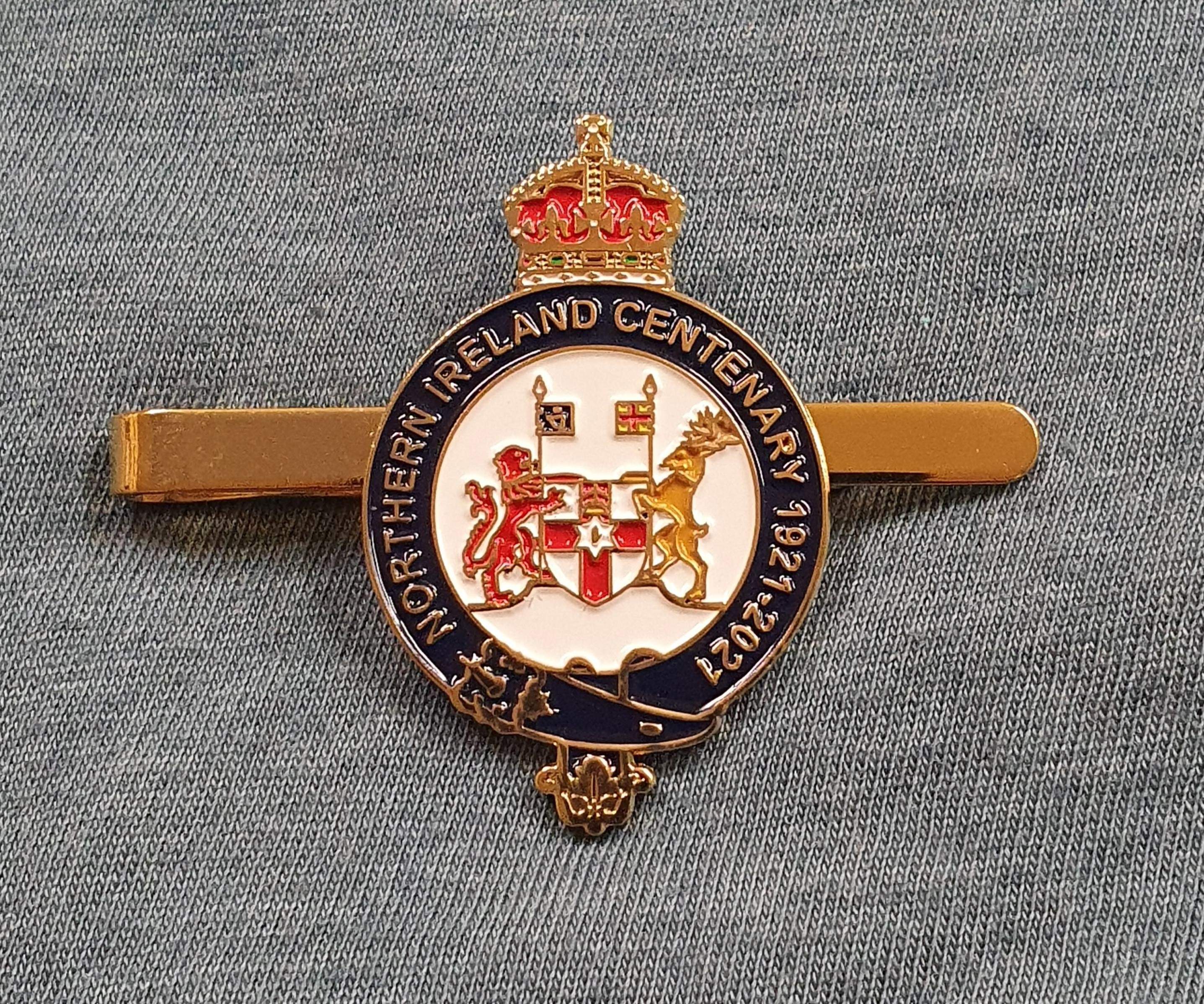 Northern Ireland Centenary Tie Slide VictorStewart Enterprises