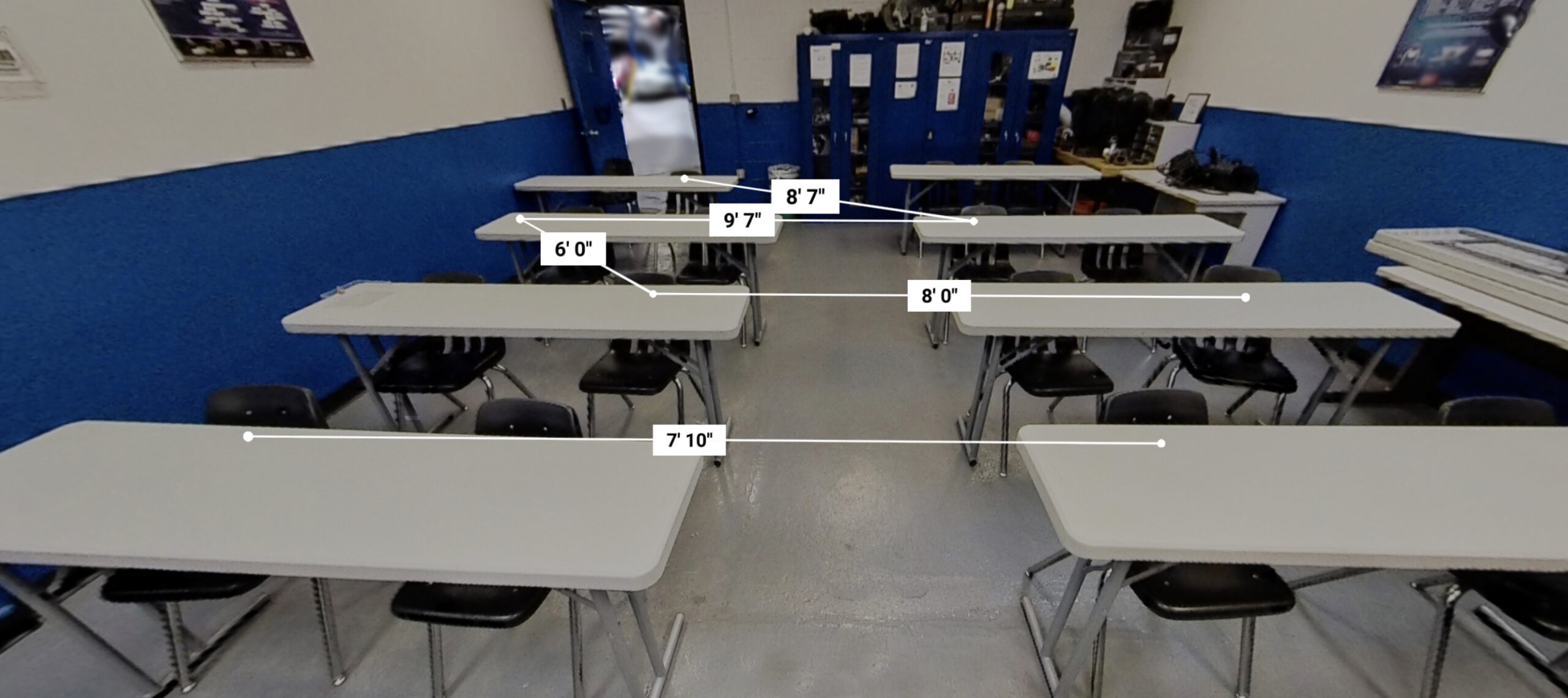 classroom measurement example Victor Aerial Services Ltd.