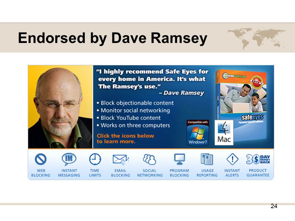 24 Endorsed by Dave Ramsey