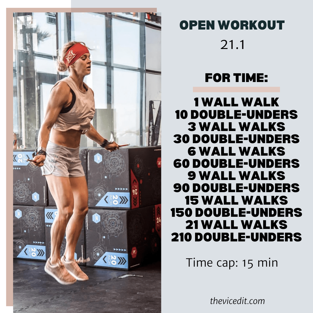 The CrossFit Open 21.1 workout and strategy The Vic Edit