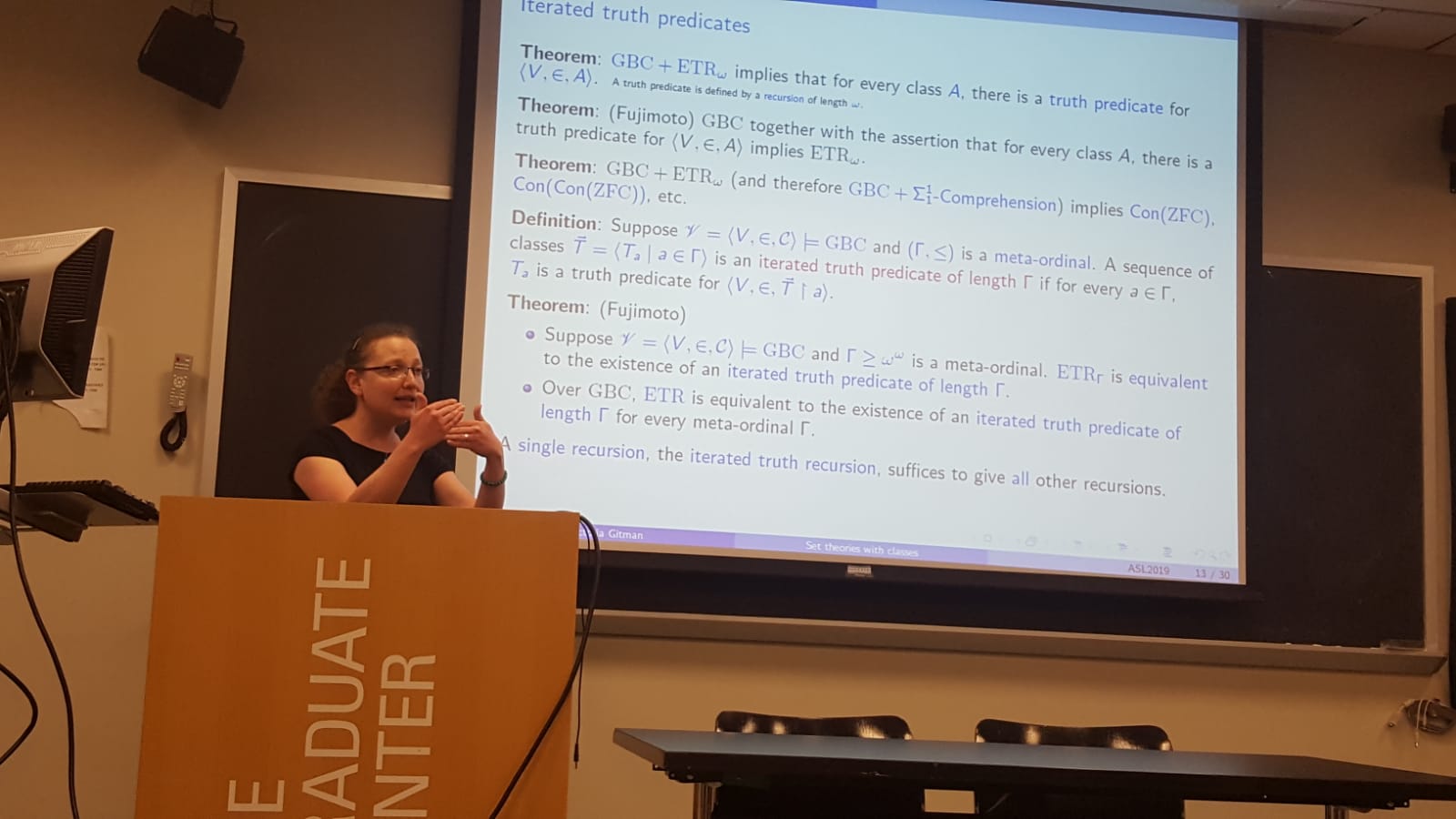 Set theories with classes Victoria Gitman