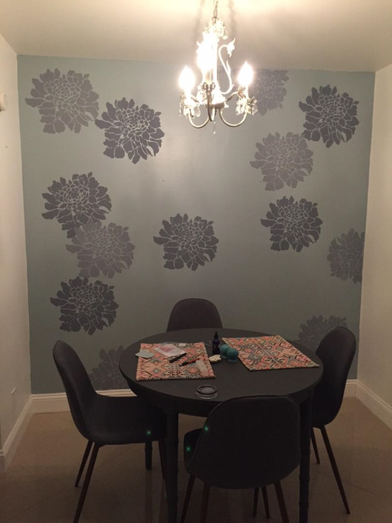 Alexandria Ebersold Gives her Dining Room a Cool New Look! Walls