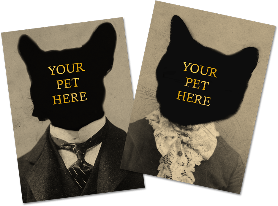 Custom Pet Portraits Victorian Creatures