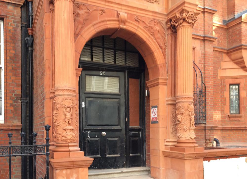 Sir Edgar Boehm's House, 25 Wetherby Gardens, South Kensington, by