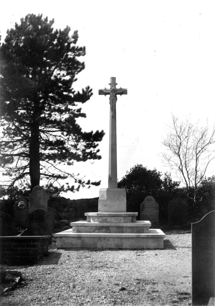 The Churchyard Cross, St Nicholas Church, Nicholaston, Gower, by G. E. Halliday (18571922)